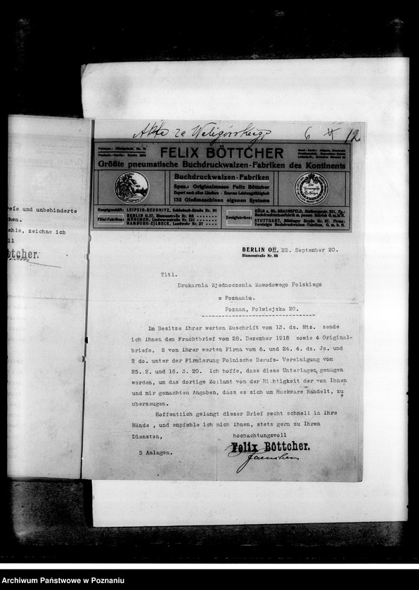 image.from.unit.number "Korespondencja różna"
