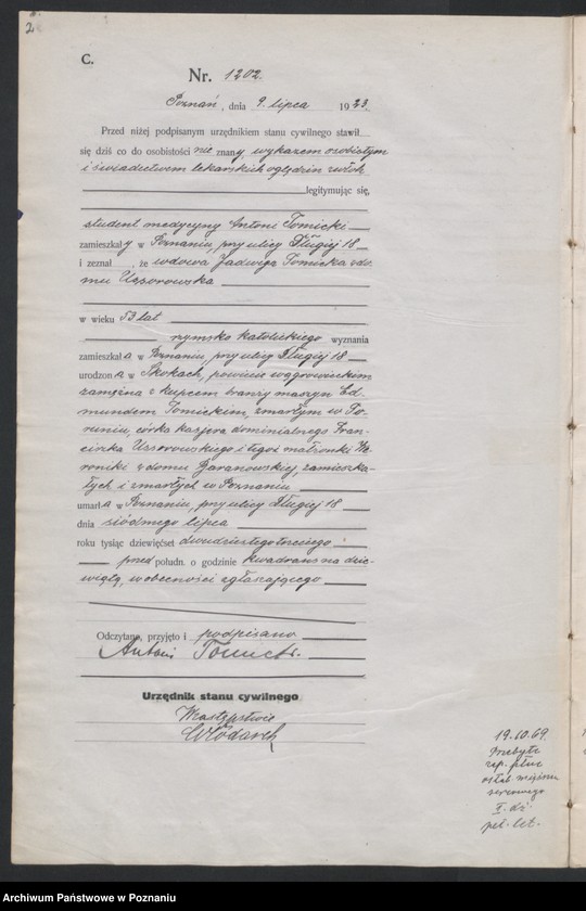 image.from.unit.number "Księga miejscowa zgonów tom III [Rejestr główny zgonów]"