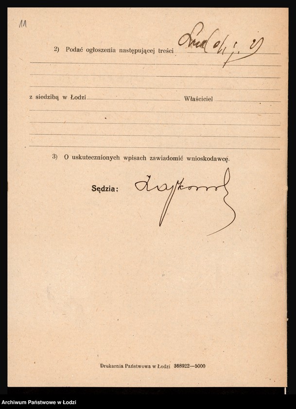 Obraz 13 z jednostki "Lux I. Bankier"