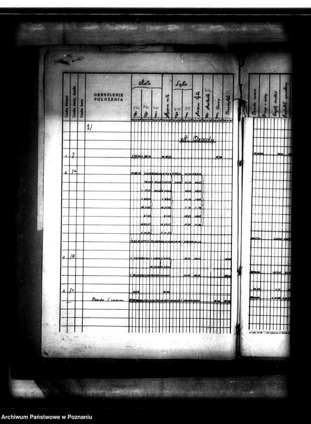 Obraz 6 z jednostki "Tymczasowy rejestr pomiarowo-parcelacyjny majątku Duszniki powiatu szamotulskiego"