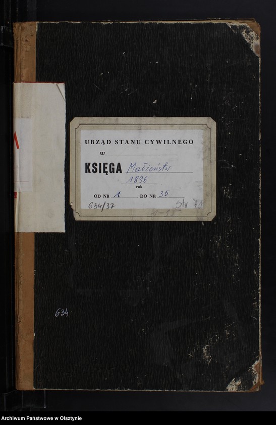 image.from.unit.number "Heiraths-Haupt-Register Nr 1 - 35"