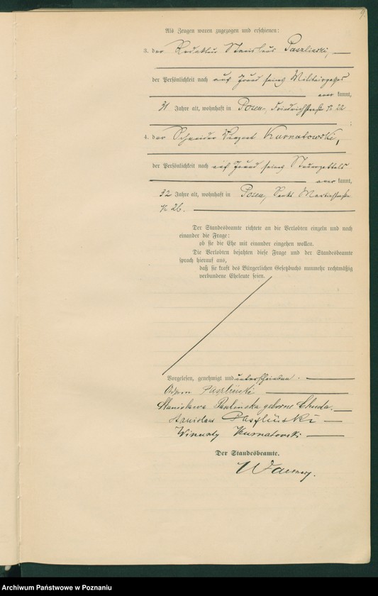 Obraz 11 z jednostki "Księga miejscowa małżeństw tom IV"