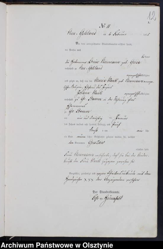 image.from.unit.number "Haupt-Geburts-Register Nr 1 - 98"