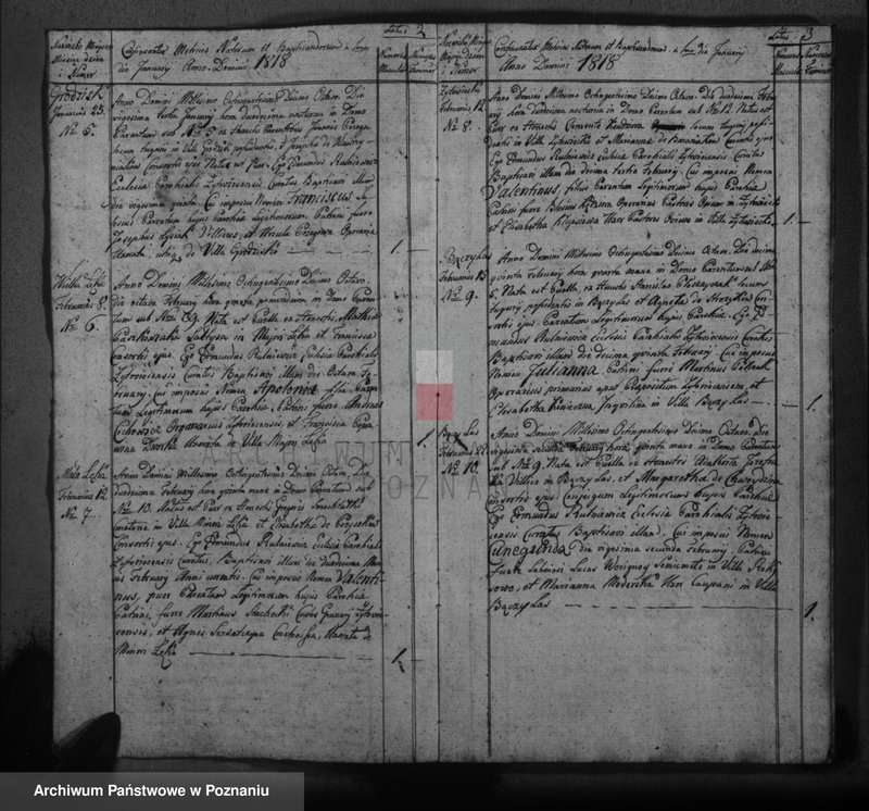 Obraz 4 z jednostki "Liber baptisatorum, copulatorum, mortuorum"