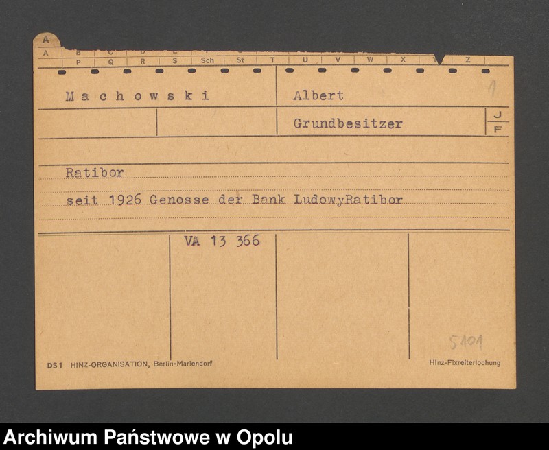Obraz 3 z jednostki "[Machowski Albert, Ratibor]"