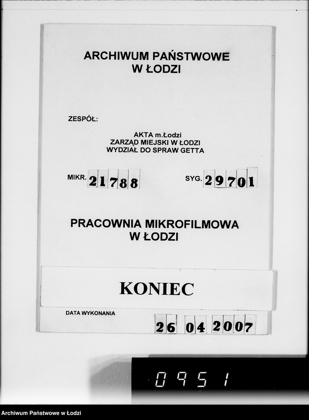 Obraz 9 z jednostki "[Przekazy pieniężne zagraniczne na Sonderkonto nr 12300 na adres Ch.Rumkowskiego]"