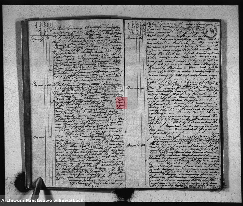 Obraz 10 z jednostki "Akta Zeszłych Gminy Berznickiey od dnia 1-o Stycznia 1820 Roku"