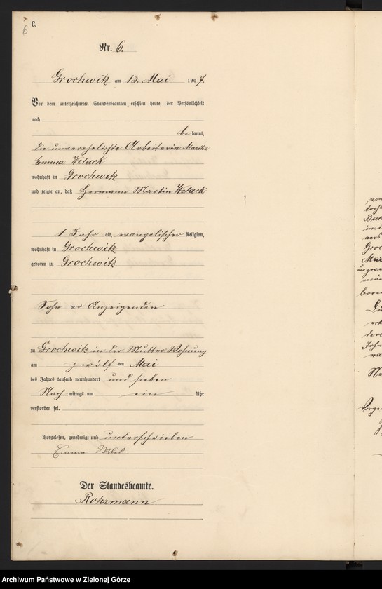 Obraz 8 z jednostki "Sterbe-Haupt-Register"