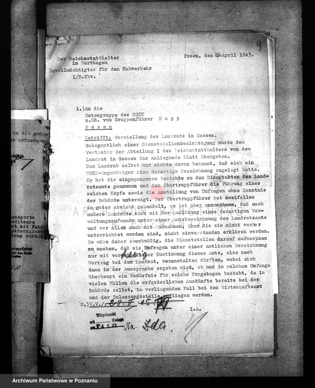 Obraz 13 z jednostki "Beschlagnahme von Lastkraftwagen. Kontrolle der Lastwagen auf Landstrassen"