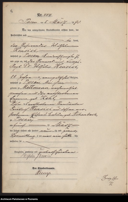 Obraz 13 z jednostki "Księga zgonów t. II"