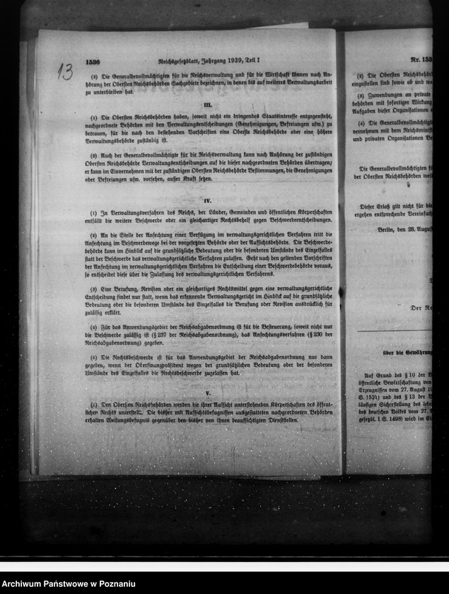 Obraz 17 z jednostki "Zarządzenia w sprawie zorganizowania administracji w tak zwanym Kraju Warty"