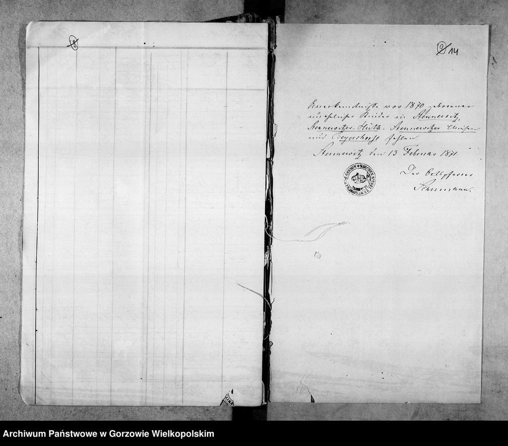 image.from.unit.number "Duplikate der Kirchenbücher von Stennewitz: Stennewitz (Stanowice), Stennewitzer Hütte (Stanowiczki), Christinenhof (Osica), Bayershorst (Dobrobądz), Dühringshof (Bogdaniec), Friedrichsberg (Motylewo), Gennin (Jenin), Klein Marwitz (Marwiczki)"