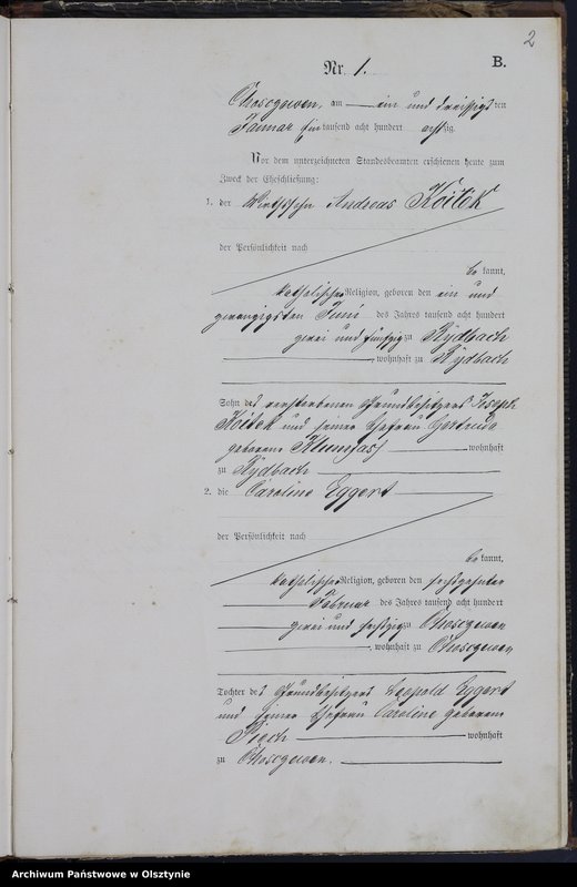 image.from.unit.number "Heiraths-Haupt-Register Nr 1 - 13"