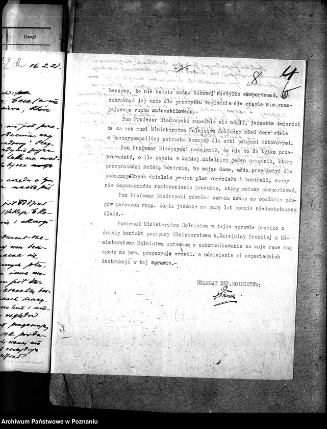 Obraz 12 z jednostki "Sprawy szczegółowo-administracyjne Ropa, benzyna itp.."