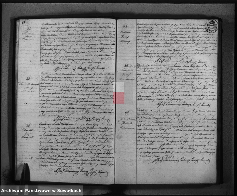 image.from.unit.number "Duplikat akt urodzonych, zaślubionych i umarłych na rok 1849 z parafij katolickiej Puńsk"