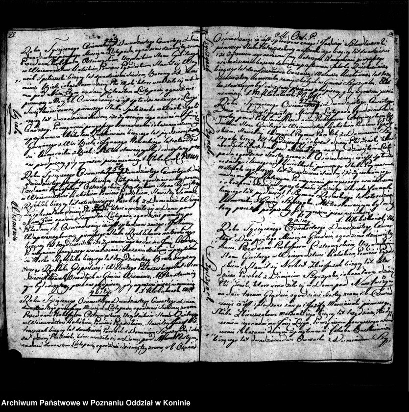 Obraz 14 z jednostki "Księga urodzonych, zmarłych, zaślubionych"