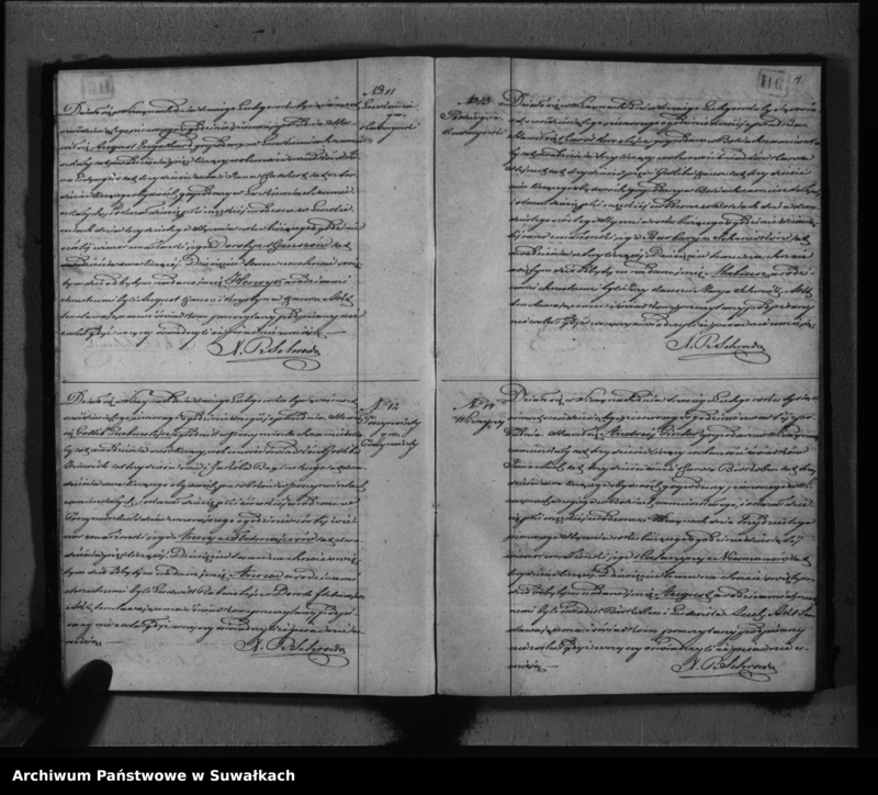 image.from.unit.number "Duplikat Aktów Stanu Cywilnego Parafii Ew. Augsburskiej Wiżajny za rok 1861"