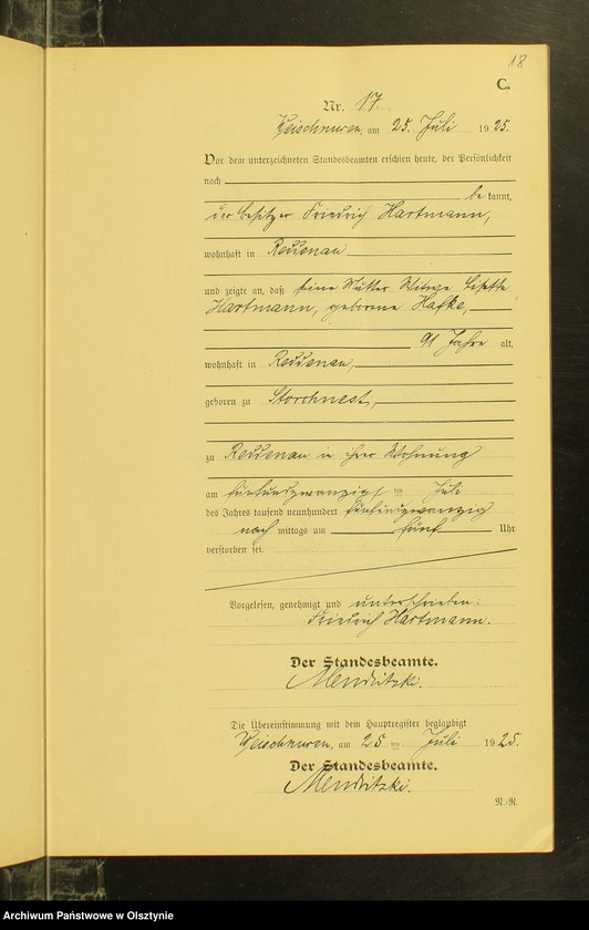 image.from.unit.number "Sterbe-Neben-Register Nr 1 - 24 [ Księga zgonów - wtóropis ]"