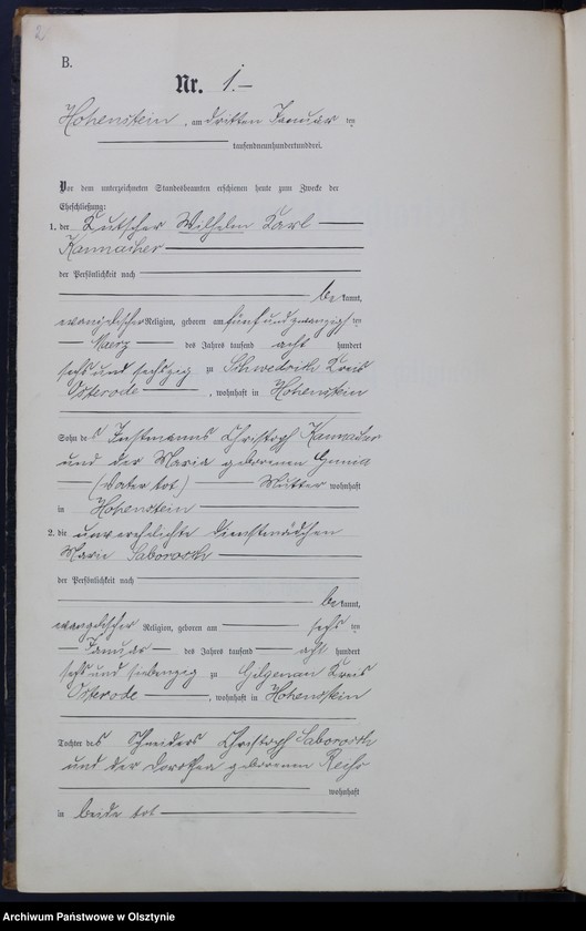 image.from.unit.number "Heiraths-Neben-Register Nr 1 - 14"