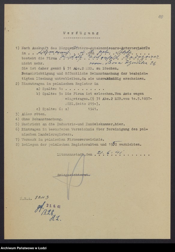 Obraz 12 z jednostki "Rudolf Eulenfeld- sklep galanteryjny"