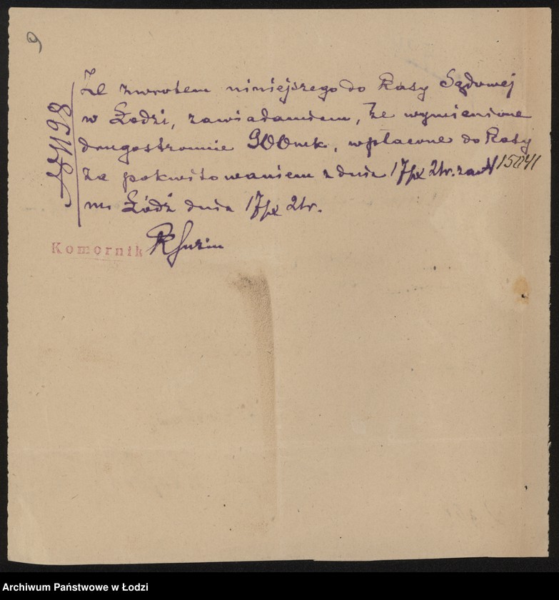 Obraz 11 z jednostki "Henoch Goldszmidt – wyrób pończoch"