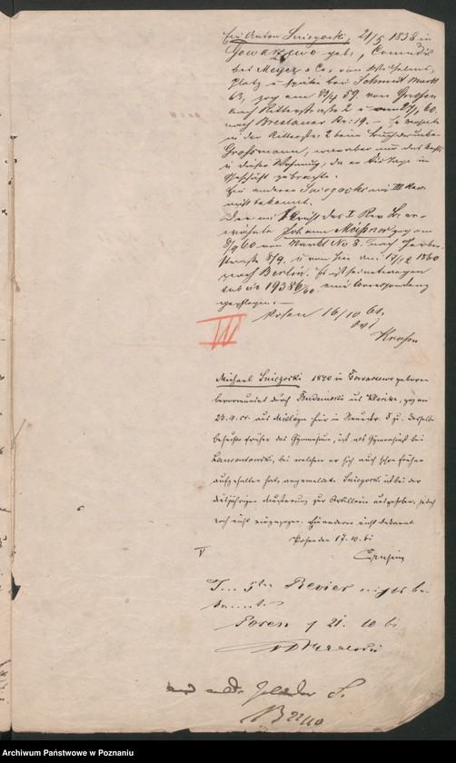 Obraz 7 z jednostki "A. betr. die Familie von Śmiegocki /Michael, Stanislaus und Anton/"