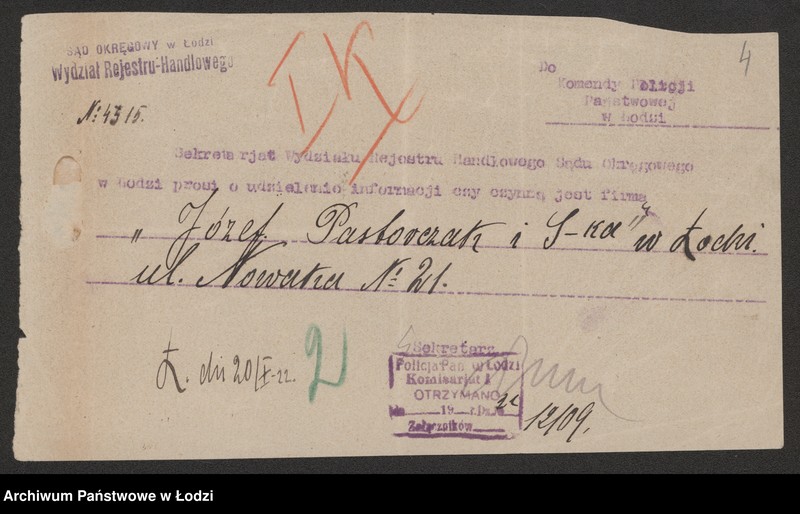 Obraz 6 z jednostki "Józef Pastorczak i S-ka- sklep spożywczy"