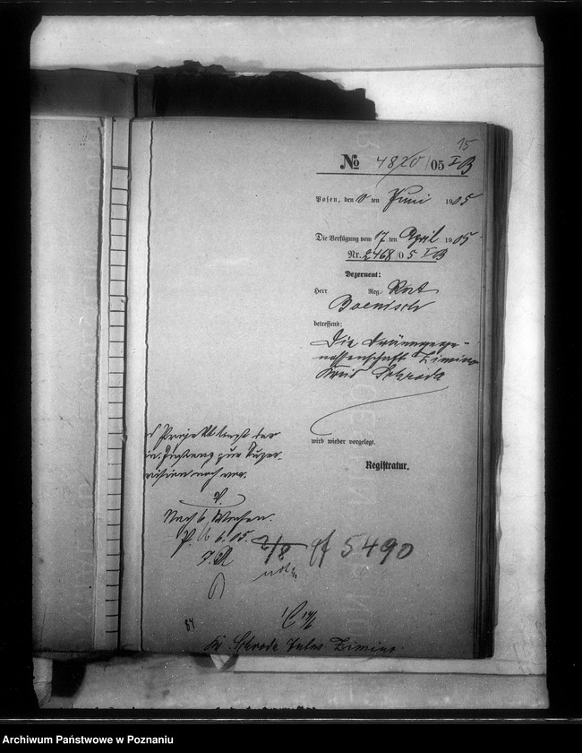 Obraz 18 z jednostki "Die Entwässerung einer Teiles der Germeinde und Gutsfeldmark Zimino im Kreise Schroda"