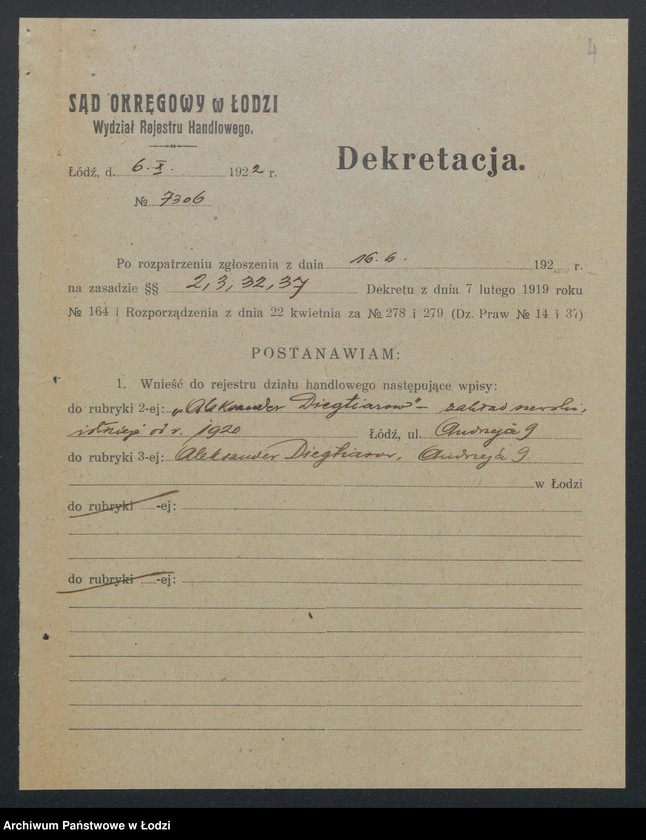 Obraz 6 z jednostki "Aleksander Diegtiariow – zakład szewski"