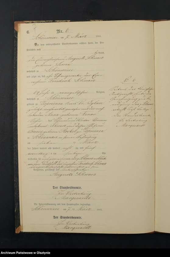 image.from.unit.number "Sterbe-Neben-Register Nr 1 - 29"