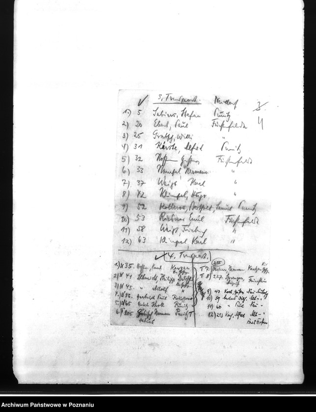 Obraz 8 z jednostki "Wykazy Niemców z okolicy Śmigla w powiecie kościańskim, którzy zginęli w 1939 roku"