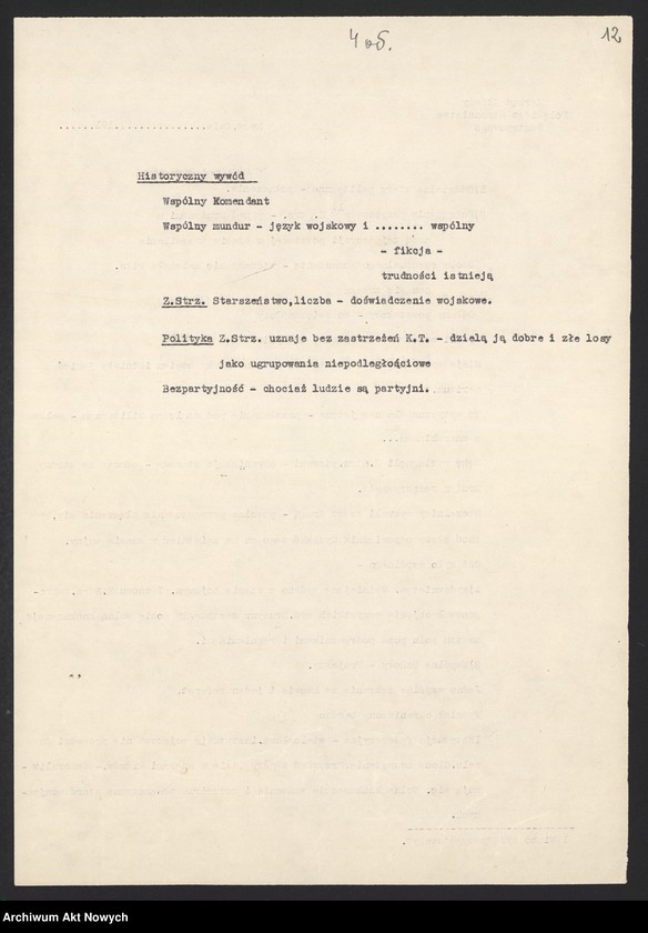 image.from.unit.number "Działalność społeczna, polityczna, i wojskowa Władysława Sikorskiego w Galicji w okresie przed wybuchem I wojny światowej. Projekty uchwał i memoriałów, korespondencja."