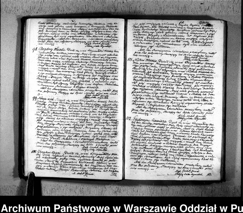 Obraz 20 z jednostki "Akta urodzeń, małżeństw i zgonów"