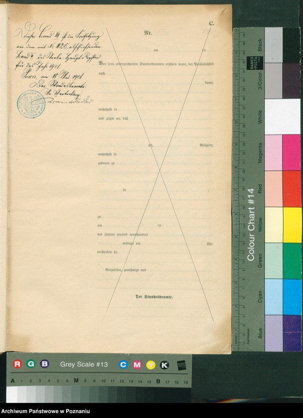 Obraz 4 z jednostki "Księga miejscowa zgonów t. III"