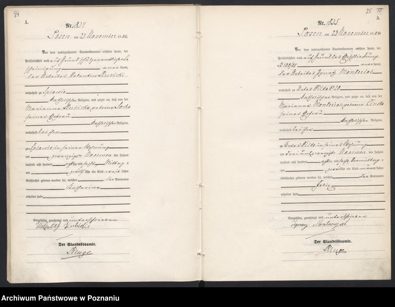 Obraz 16 z jednostki "Księga urodzeń t. III"