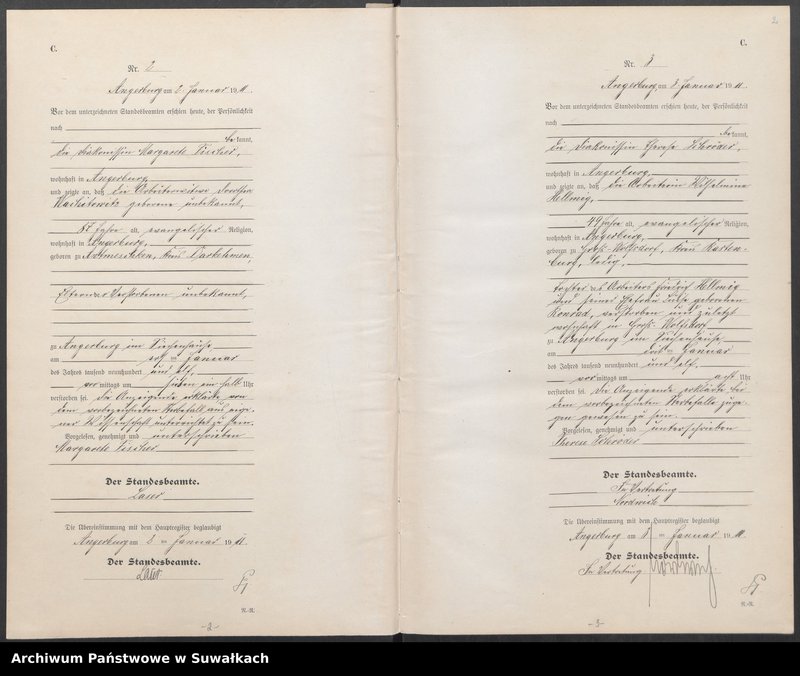 image.from.unit.number "[Sterbe-Neben-Register des Preussischen Standes-Amtes Angerburg Kreis Angerburg]"