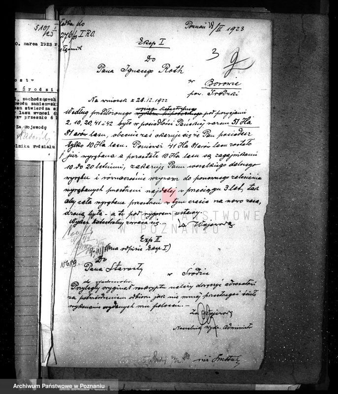 Obraz 7 z jednostki "Nadzór nad gospodarką w lasach majętności Borowo powiat średzki"