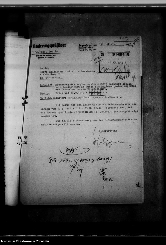 Obraz 12 z jednostki "Abordnung von Beamten"