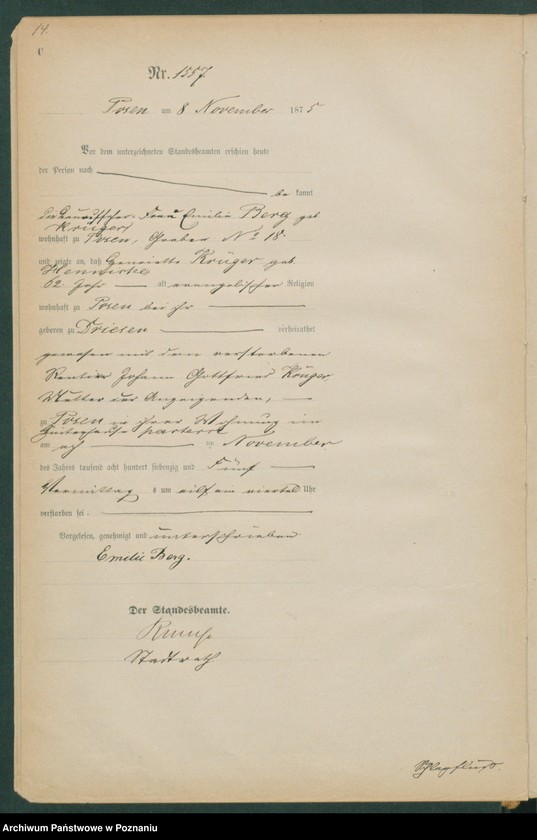 Obraz 15 z jednostki "Księga zgonów"