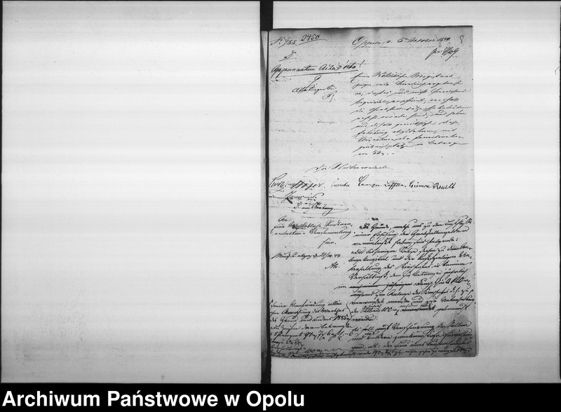 Obraz 10 z jednostki "Acta des Magistrats zu Oppeln betreffend: die Festsetzung der Grabstellengelder de Anno 1844"