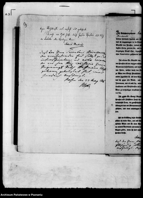 Obraz 8 z jednostki "Personalia des Regierungssekretärs Herrn Wieruszewski."