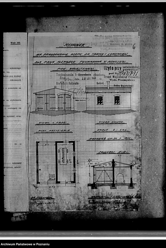 Obraz 10 z jednostki "Zatwierdzenie zakładu przemysłowego /tartaku/ Aleksego Fuhrmanna w Nowejwsi powiat wolsztyński"