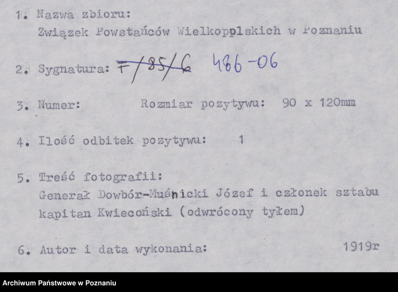 Obraz 14 z jednostki "Generał Józef Dowbór - Muśnicki podczas zaprzysiężenia Straży Ludowej na Placu Wolności w Poznaniu."
