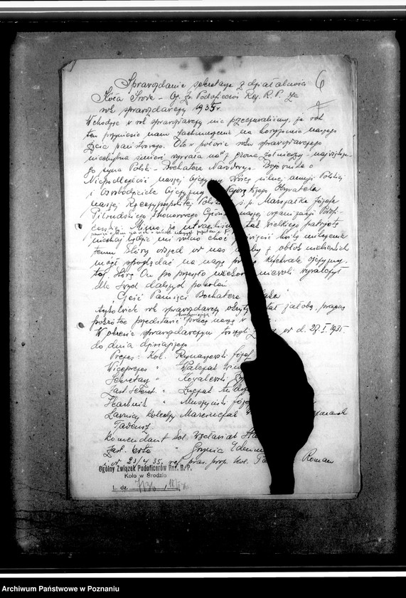 Obraz 10 z jednostki "Sprawozdania miesięczne, kwartalne, roczne- między innymi z bezrobocia- oraz korespondencja koła Środa- zaproszenia, pisma o skreślenia z listy członków: powiadomienia o zarobkach"