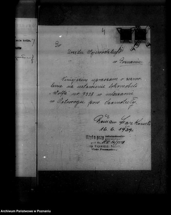 Obraz 8 z jednostki "Mleczarnia R. Łączkowskiego w Ostrorogu powiat szamotulski  nr woj. 7338"