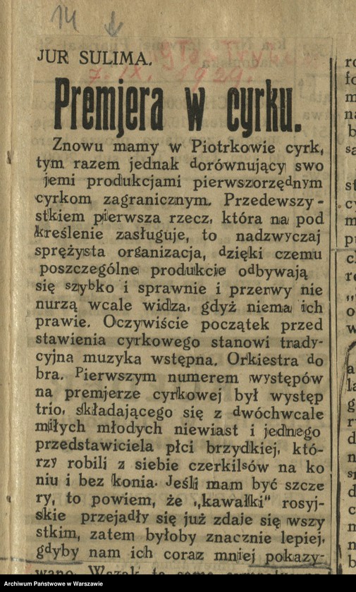 Obraz 15 z kolekcji "Ale cyrk!111"