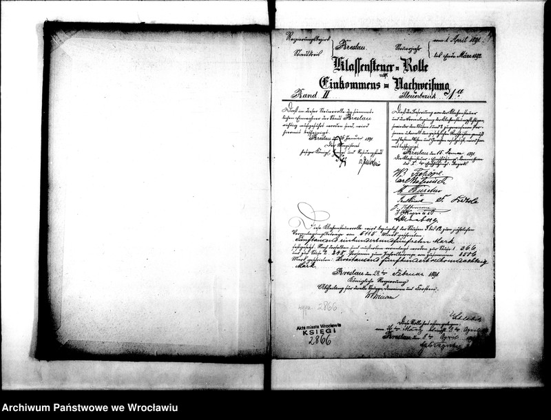 image.from.unit.number "Klassensteuerolle nebst Einkommens Nachweisung"