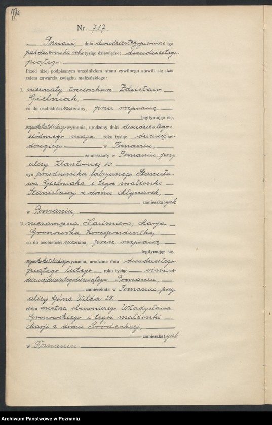 image.from.unit.number "Księga miejscowa małżeństw tom IV [Rejestr główny małżeństw]"