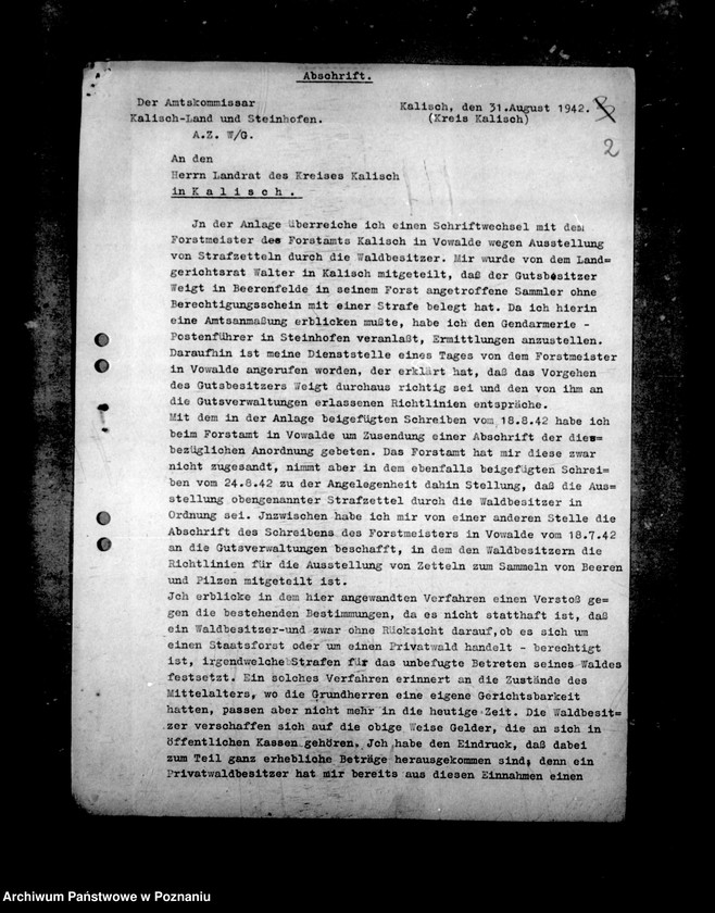 Obraz 7 z jednostki "Polizeiverordnung zum Schutze der Feldfrüchte und der Walderzeugnisse"