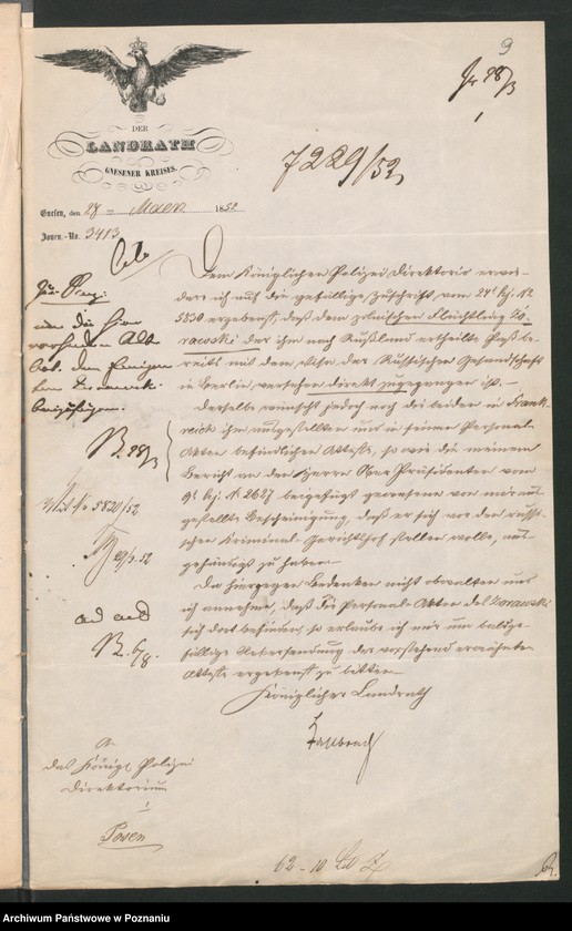 Obraz 13 z jednostki "A. betr. den polnischen Flüchtling Romuald Zorawski"